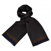 Foulard Carven Tic-Tac Bleu