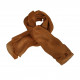 Foulard carré en soie, Marron