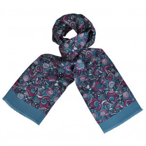 Foulard Carven Seventies Blue