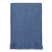 Echarpe bleu ciel en Mohair