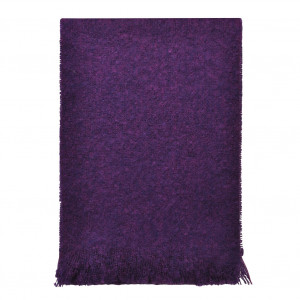 Echarpe violette en Mohair