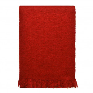 Echarpe rouge en Mohair