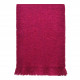 Echarpe fushia en Mohair