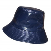 Bob de pluie Navy, Aspect ciré