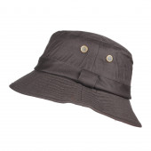 Chapeau de pluie en coton huilé marron taille 58