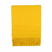 Echarpe ocre jaune Lambswool