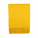 Echarpe ocre jaune Lambswool