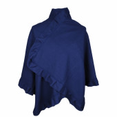 Poncho cape Butterfly, bleu