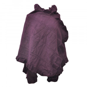Poncho cape Butterfly, violet