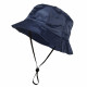 Bob imperméable avec jugulaire amovible, bleu marine, réglable