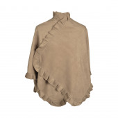 Poncho cape Butterfly, beige