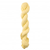 Chèche jaune d'été tressé