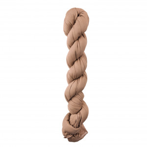 Chèche camel tressé