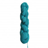 Chèche turquoise torsadé