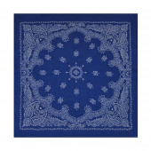 Bandana paisley bleu