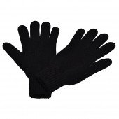 Gants en laine, Noir