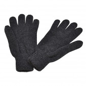 Gants en laine, Anthracite