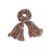 Chèche Peace & Love, marron