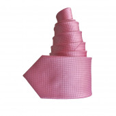 Cravate Cubic rose