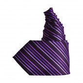 Cravate violette oblique