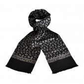 Foulard Carven noir cachemire