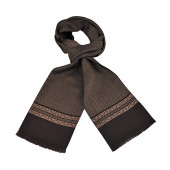 Foulard Carven Gris Gentleman