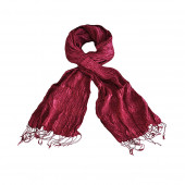 Echarpe soie / viscose rose