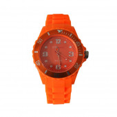 Montre Silicone, orange