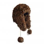 Chapka trappeur pompons