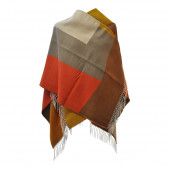 Poncho Arty Orange