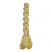 Chèche coton jaune