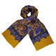 Foulard Carven Moutarde Paisley