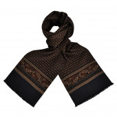 Foulard Carven Lucio Marron