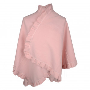 Poncho cape Butterfly, rose